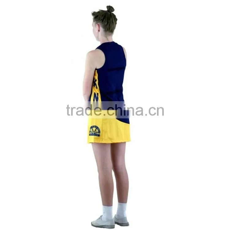 Made in China girl sex netball uniforms dresses