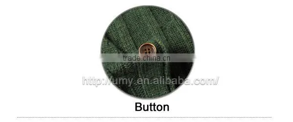 Cable Knit Handmade Wool Man Cardigan Sweater