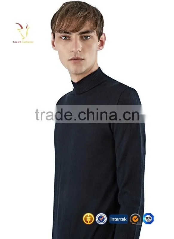 Mens Pure Cashmere Sweaters Knitted Mens Cashmere Wool Pullover