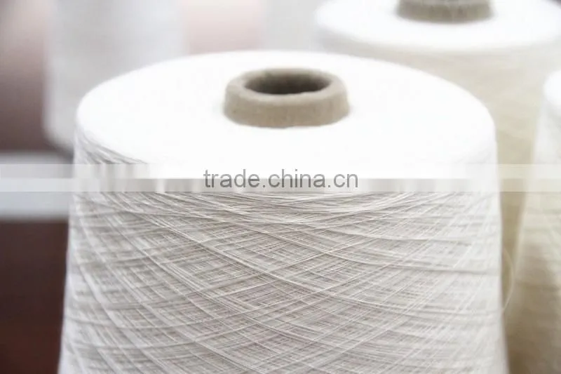 Manufacture high quality CVC 20/80 80S/2 cotton blend yarn for sale form China