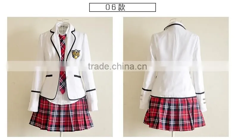 Juqian Wholesale China sexy korean school uniforms high school girl's winter school wear