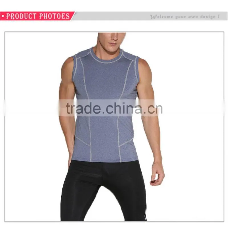 Hot Sale Vest Singlet Custom Embroidered Sportswear Body Building Tank Top Men