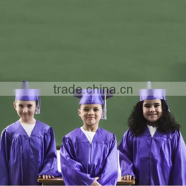 graduation gown child, children graduation gown, red kindergarten graduation gown