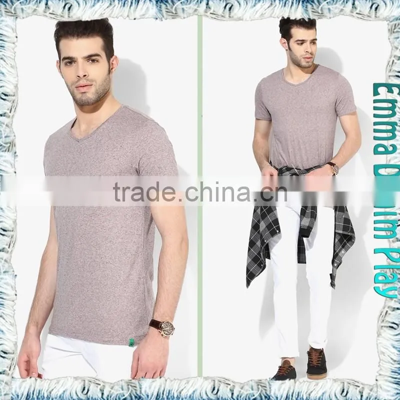 Latest Quality Basic Style Mens Soft Round Neck Blank T-Shirts