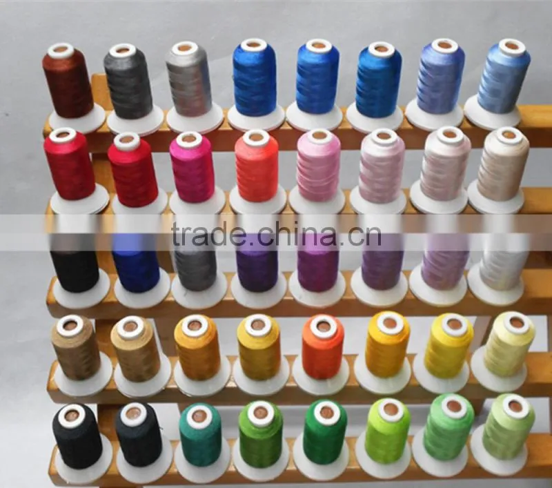 Brand New Brother Colors Machine Embroidery Thread Polyester Thread Set 1000m *40 , 120d/2(40wt), Free Shipping