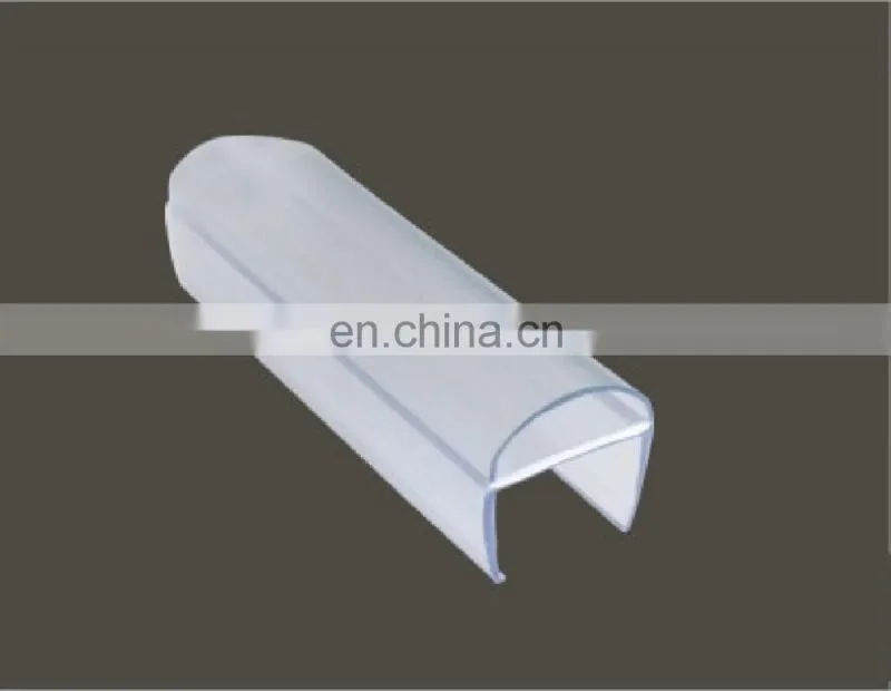 PVC shower door wall crashproof seal for 6mm 8mm 10mm 15mm 18mm glass