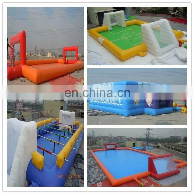 hot sale inflatable soap soccer field/inflatable water soccer pitch