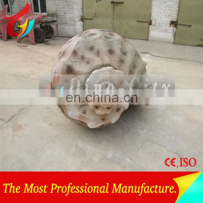 Resin Sea Snail Fiberglass Sculpture Sea Animal Statue Small