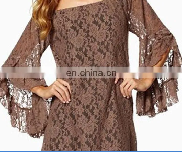 pure color casual off shoulder dress