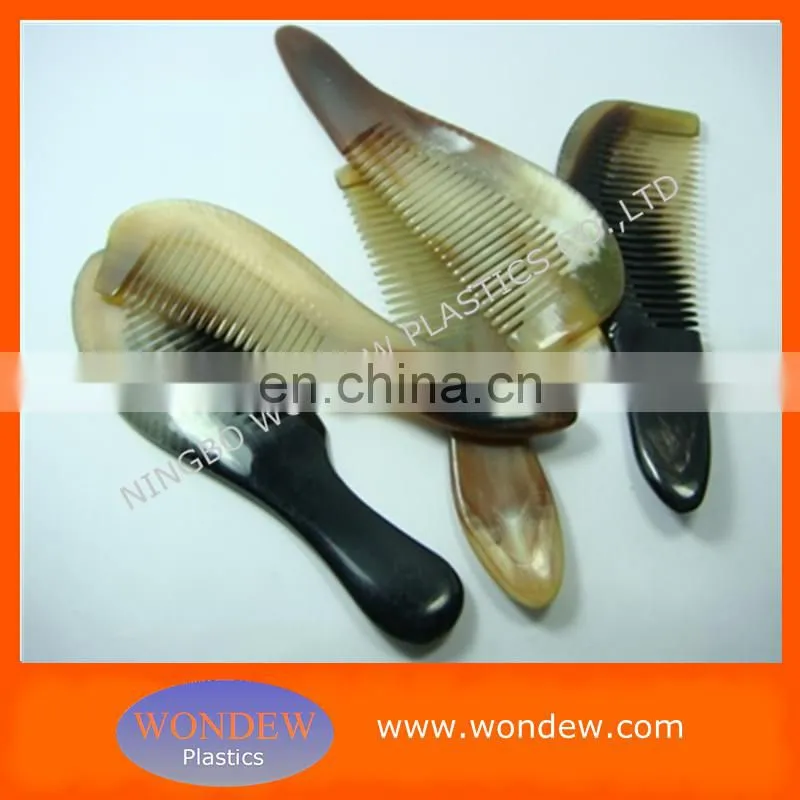 Metal tail plastic comb