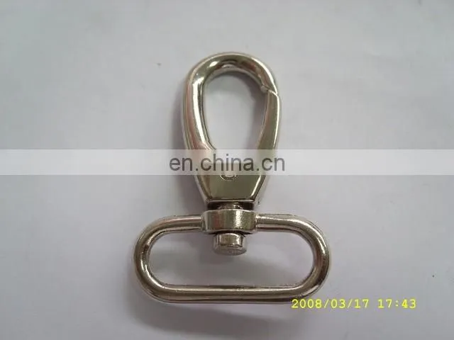 Factory price metal carabiner hook/ sprink snap hook carabiner
