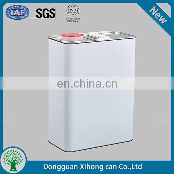 Olive oil tin container customize metal can container rectangular petrol gas cans