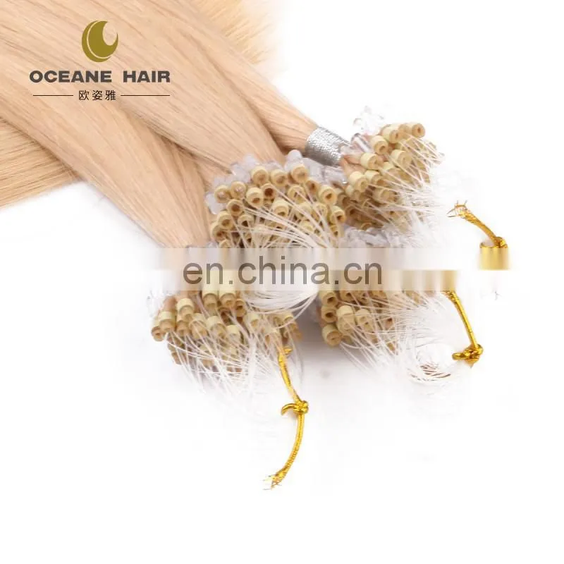brazilian micro ring loop hair extensions thick soft nano hair nano ring hair extension