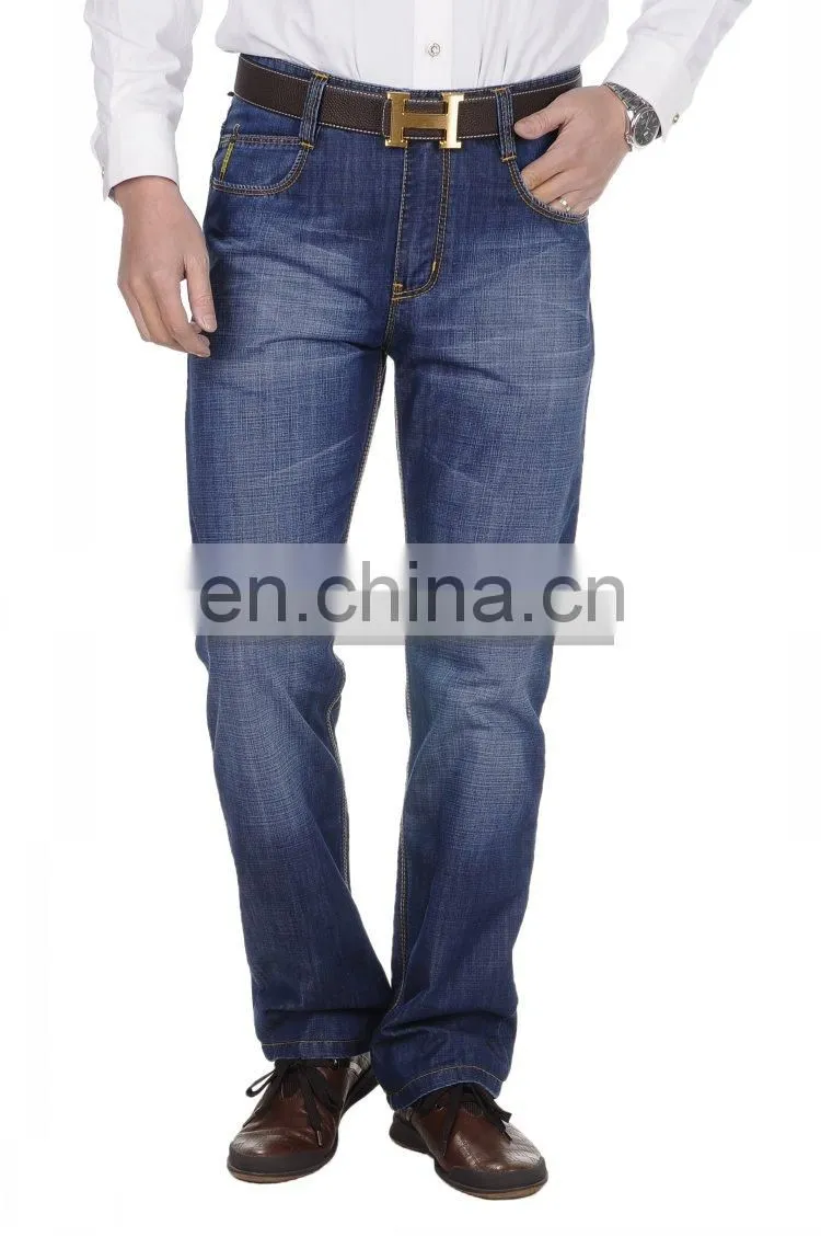 DiZNEW DARK WASHED BLUE 5 POCKET JEANS FOR MEN
