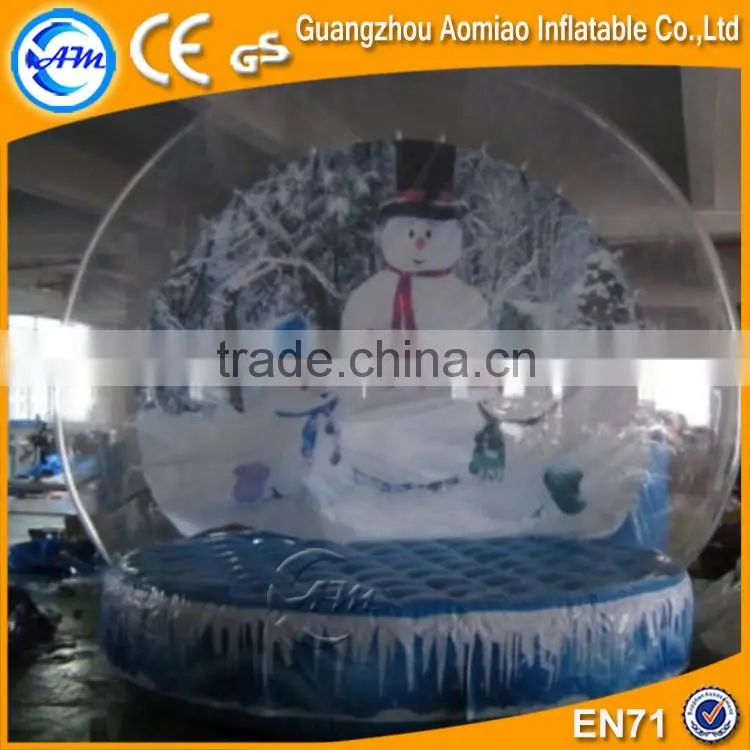 Xmas inflatable snow globe, christmas inflatable snow globe sale
