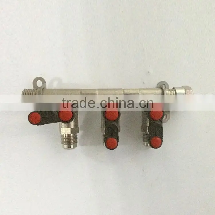 CW617n material natural gas manifold with for gas pipe compression fitting