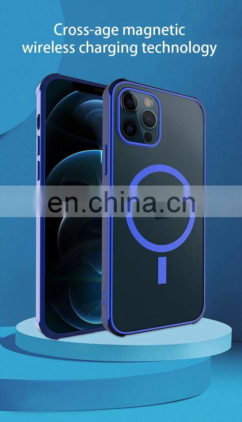 Magnetic Phone Case Logo Silicon 2020 Amazon Hot Products Wholesale Oem/Odm Magnetic Case Moble Phone For Iphone 12 Pro Max X 11