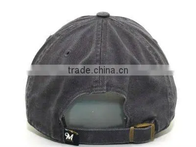 3D embroidery logo baseball cap with custom label