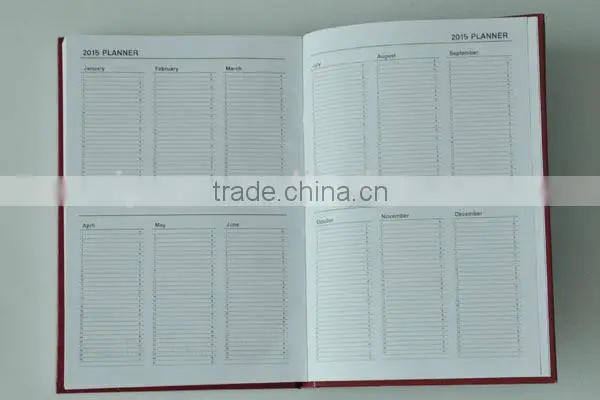 2014 daily hardcover notebook page a day Calendar Pad Pro