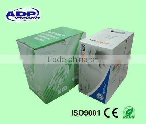 UTP/FTP/SFTP cat5e cat6 lan Cable 305m box