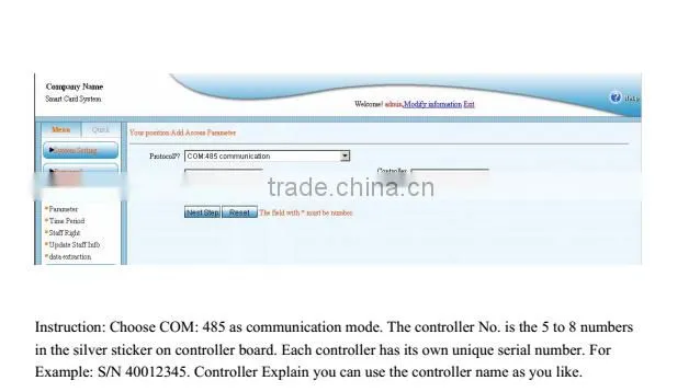 RS485 Network TCP/IP Interface Password Mode Single Door Access Control Board with Free Software and SDK
