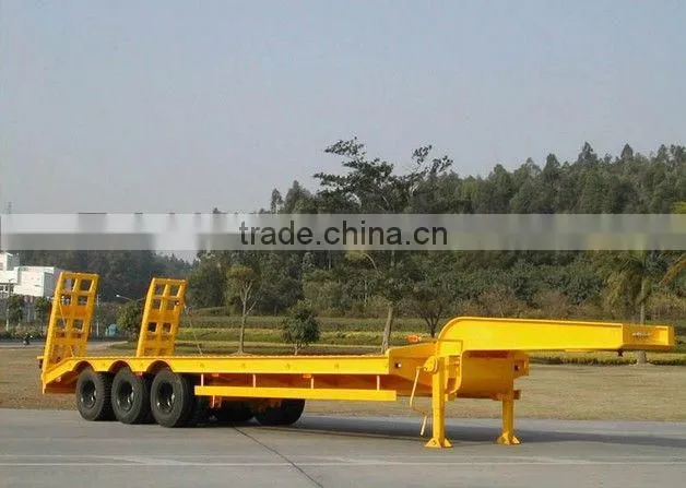 50T low bed semi trailer low bed trailers model 0086-13635733504