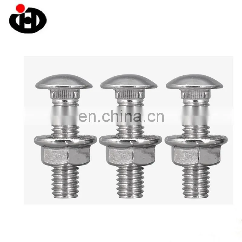 Hot Sale JINGHONG Square Hole Carriage Bolt with Nut washer