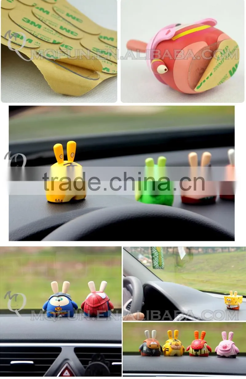 Mini Qute Mask Bear 10cm boy gift plastic reloading Samurai Shodown Hattori Hanzo action figure Game Cartoon toy car Decoration