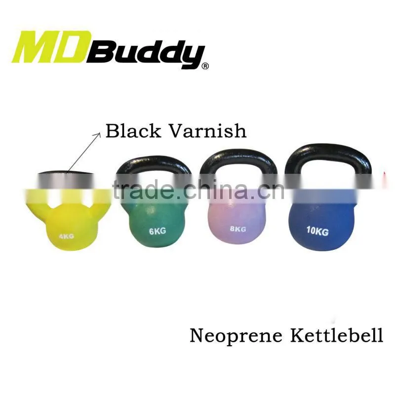 Hot sale colorful neoprene kettlebell for body building