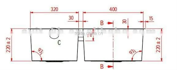 Undermount Double Bowl Kitchen Sink-SUS 200A