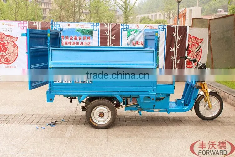 Hot sal 2 piece of 60V/1120W motors electric garbage truck for city