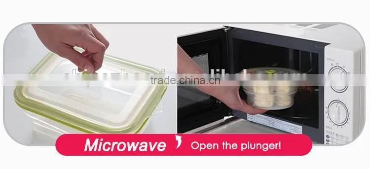1.5L (1500ml ) Silicone food container , Platinum silicone, Foldable, Non-stick,