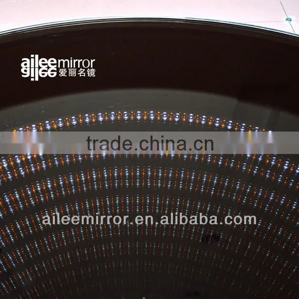 Fashion mirror led silicone 3mm tinted float glass mirror