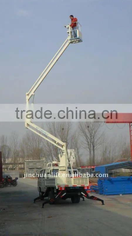 hydraulic trailer-mounted articulating boom lift for hot sale