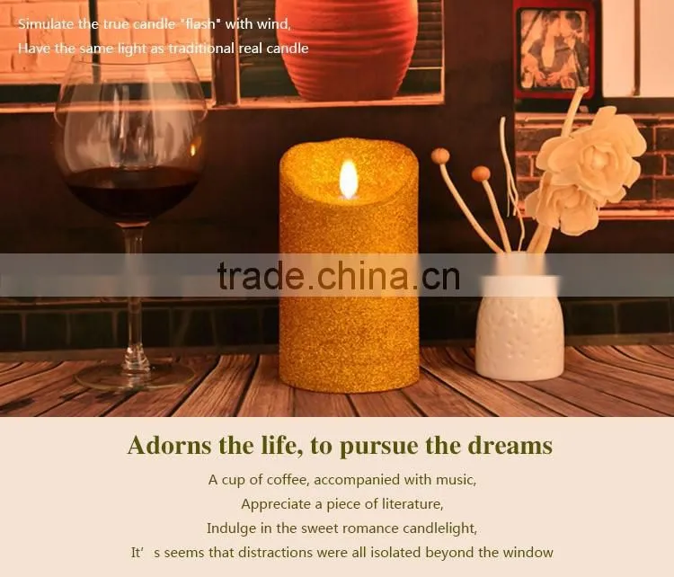 flickering led candle yellow led candle