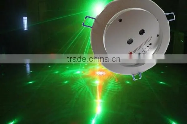 150mw recessed Red Green sound active laser light