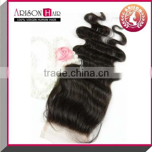 top quality virgin human lace closure wholesale accept paypal
