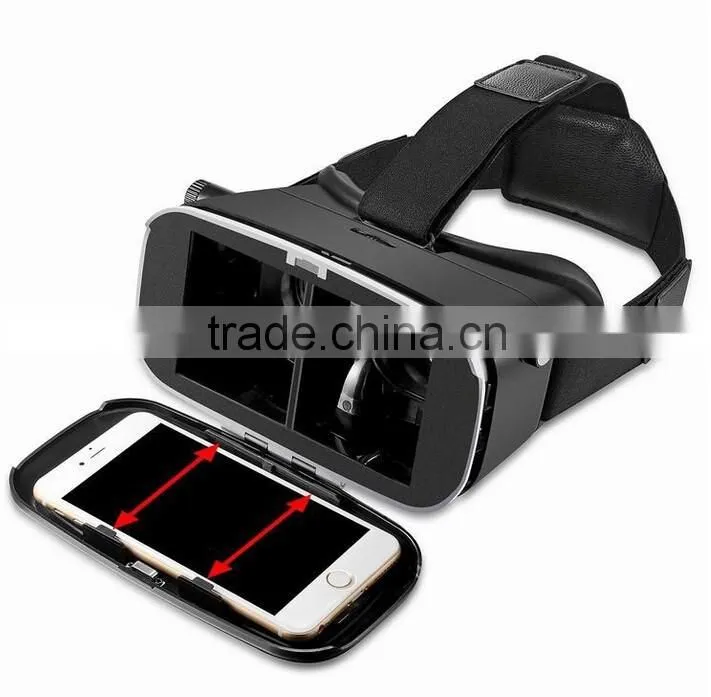 3D VR Glasses Virtual Reality for 4.0-6.0 Inch Smartphones for 3D Movies/Games,with adjustable focal/pupil distance