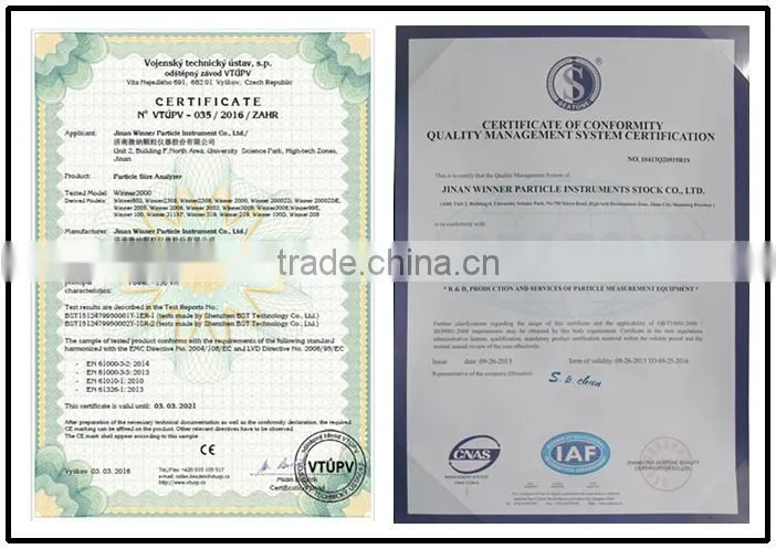 High repeatability Winner2000B laser diffraction Sewage particle size analyzer