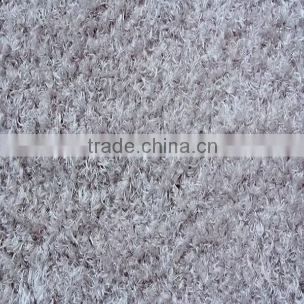polyester knitted curly Plush toys fabric