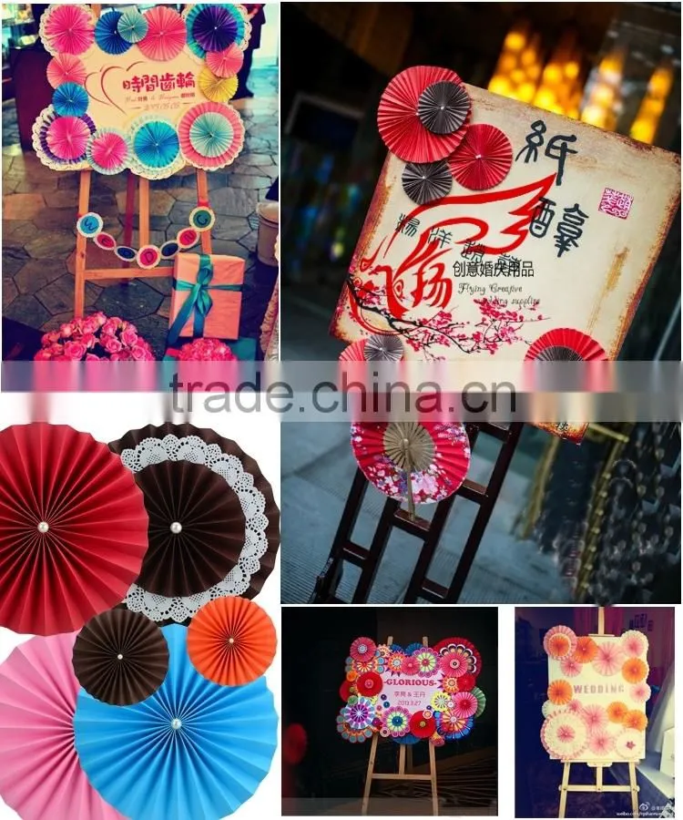 Paper Christmas Tree and Fan for Decoration Frozen Party