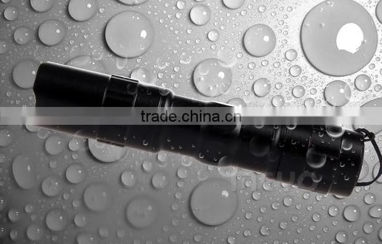 Fashion popular battery flash torch with custom logo for gift