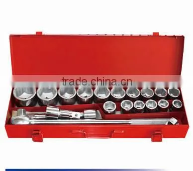 Socket spanners set 3/4' ' 20mm 21pcs -set red box