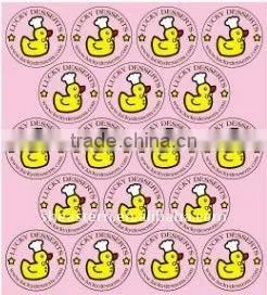 Customed Jewelry Barcode Labels