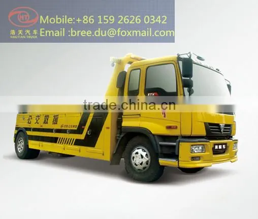China best quality Foton 10 ton Wrecker for emergency rescue