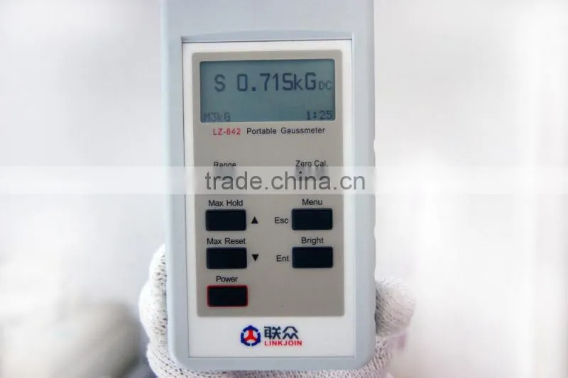 LINKJOIN LZ-642 portable gauss meter tesla meter digital gauss meter digital gauss meter manufacture trade assurance supplier