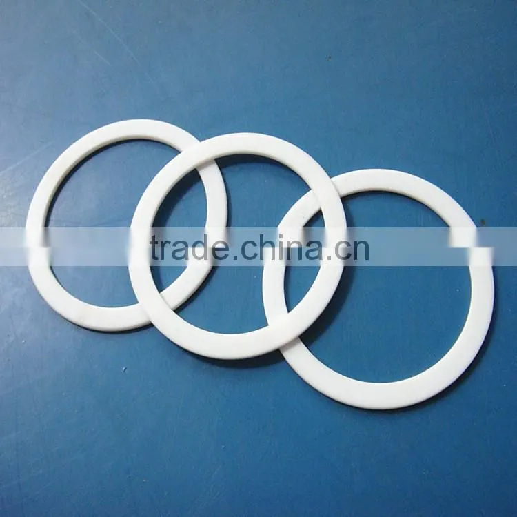 High quality OEM custom size material exercise plastic ptfe injection molding rubber o seal rings