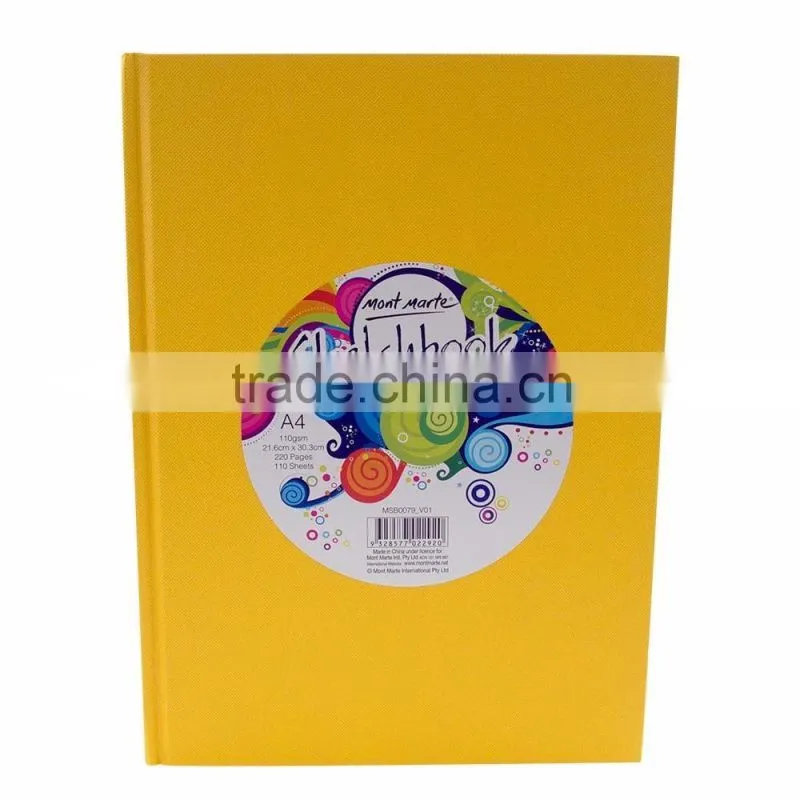 Mont Marte Sketch Book A4 Hard Cover 220page 110gsm