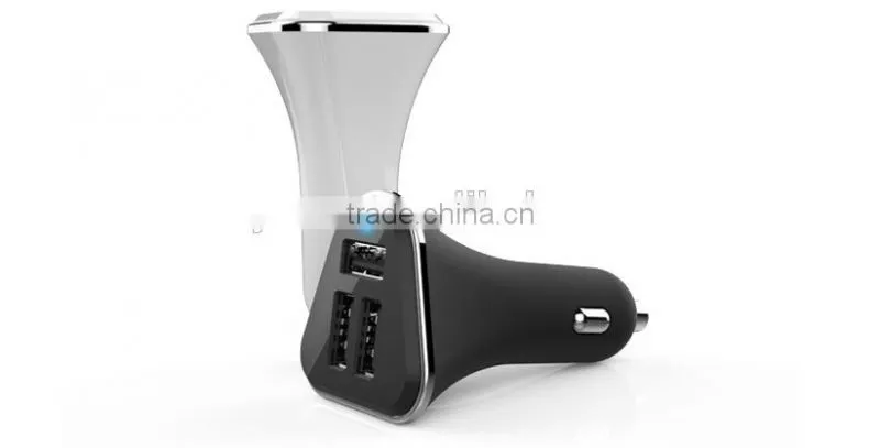 Three USB Port Quick Charge Car Charger For Smart Phones And Tablets With Good Quality And Durability Use