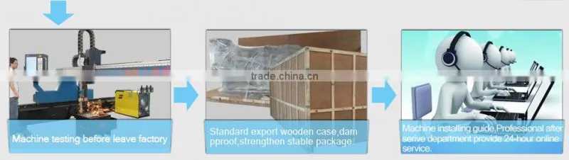 CNC metal rack flange plasma flame cutting machine